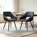Chaise d'appoint contemporaine à dossier ouvert